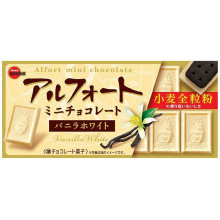 Bourbon Alfort Mini Vanille Wit 12 Stuks 55 g × 12