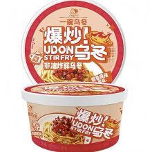 Yi Wan Wu Dong Gebakken Udon Noedels, Aromatische Mala, 257 g