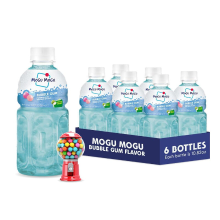 MOGU MOGU Bubblegum drank, 6 x 320 ml flesjes