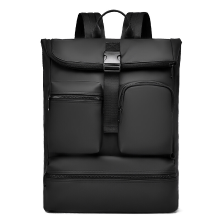 Joybuy Waterafstotende Flip Top 15,6 Inch Business Laptop Rugzak Meerdere Externe Zakken Antidiefstal Rugzak Zak Casual Rugzak Voor Kantoor Dagelijks Reizen
