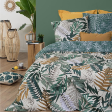 Atmosphera Tropik Dekbedovertrekset   Tweepersoons, 240 x 220 cm, Groen Multicolor