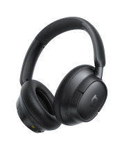 Baseus EH10 NC Bluetooth koptelefoon Zwart met  45dB Hybride Actieve Ruisisolatie, Over Ear Hoofdtelefoon met Hi Res & LDAC audio en 5 KI microfoon, 80 uur afspeeltijd, Bluetooth 6.0