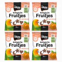 De kleine keuken biologische fruitjes met abrikozen 20 g*4