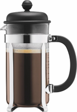 Bodum Caffettiera franse pers koffiezetter   1 L, 8 kopjes, zwart