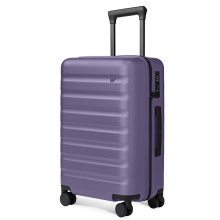 NINETYGO Rhein 2.0, Handbagagekoffer, Luchtvaartmaatschappij gecertificeerd, 20 inch koffer, 56 x 38,5 x 23 cm, Geschikt voor 3 5 dagen reizen, Dubbele zwenkwielen, 100% harde schaal PC materiaal, TSA slot, Paars, 20 inch   Nieuw in het assortiment