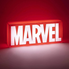 Paladone Marvel Logo LED Bureau Lamp   Rood, 30 x 12 cm
