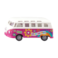 Siku VW T1 Samba bus speelgoedauto   Flowerpower editie, 15,5 cm