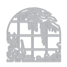 WhereHike metalen snijmal met boogframe voor doe het zelf plakboeken, fotoalbums, decoratieve reliëfdruk, papieren kaarten, knutselwerk en het maken van wenskaarten