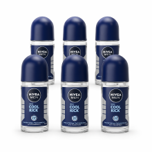 NIVEA Men Deodorant Roll On   Cool Kick 50 ml (6 Pack)