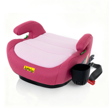 Jovikids OHHO+Jovikids ISOFIX kinderzitverhoger, ECE R129, voor groep 2/3 (ca. 15–36 Kg), met verdikte stoffen vulling, ISOFIX adapter, gemakkelijk te wassen, en een bekerhouder