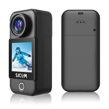 【Terug naar school】SJCAM C300 zakformaat 4K actiecamera met 6 assige EIS stabilisatie, 1,3 inch touchscreen, 120 min opname, ultracompact 6,8 × 3,2 × 2,6 cm, waterdicht tot 30 m met behuizing, 20 MP foto, snelle 5 GHz wifi naar telefoon, vertraagde opname