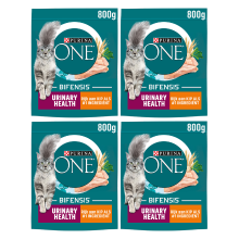 Purina One Urinary Care kip urineweggezondheid volwassen kattenvoer 800 g * 4