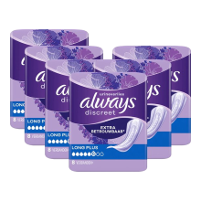 Always Discreet verband voor urineverlies dames Long Plus   6 x 8 verbanden