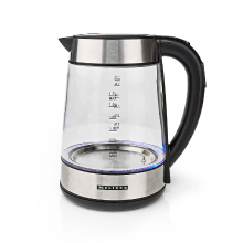 Melissa digitale waterkoker | 1,7 l | 2200 W | Glas | Voorinstellingen 50/70/80/90/100 °C | 360° draaivoet | Verborgen verwarmingselement | Strix® controller | Warmhoudfunctie | Droogkookbeveiliging