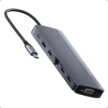 Anker USB C hub (14 in 1, drievoudige display) B2C   UN grijs   iteratie 1