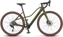 Prophete GRAVELER 1.0 Elektrische Gravelbike 28 Inch   Frame 48 cm   Groen   Incl. 3 In 1 Accessoiresset