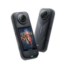 【Terug naar school】Insta360 X5   waterdichte 8K 360° actiecamera, uitstekend bij weinig licht, onzichtbaar selfiestick effect, duurzame vervangbare lens, 3 uur batterij, geïntegreerde windbescherming, stabilisatie