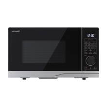 Sharp YC PC254AE S combinatie magnetron 25 liter met grill en convectiefunctie (zilver)