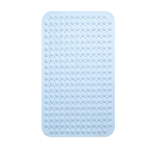JORDAN&JUDY antislip badmat, 63*35 cm, blauw, waterabsorberend, wasbare mat voor douche & badkamer