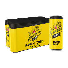 Schweppes Indian Tonic Zero   8 x 330 ml