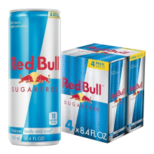 Red Bull Suikervrije Energiedrank   4 x 250 ml