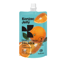 Hethstia Konjac gelei met collageenpeptiden, sinaasappel, 155 g