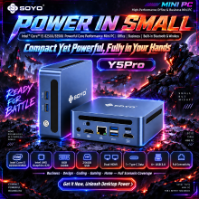 SOYO Y5Pro mini pc, Intel Core i5 8250U/8350U processor mini pc Windows 11, 8 GB DDR4 256 GB SATA SSD mini computer | BT5.2 | Wi Fi 5