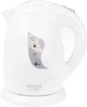 Blokker.Nl Adler AD 08W Kunststof Waterkoker 1,0 Liter 850W Snoerloos   Wit