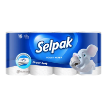Selpak Toiletpapier Wit 3 laags 16 Rollen (Superzacht)
