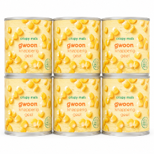 G'woon knapperige maïs   6 x 285 g