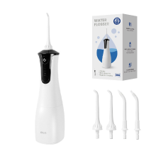 BAIR CARE M4 draagbare waterflosser met druksproeimodus, batterijduur van 30 dagen, via USB oplaadbaar, 4 reinigingsstanden, IPX7 waterdicht, compacte monddouche voor dagelijkse verzorging en reizen