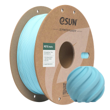 ESUN Mat PETG 3D printing filamenten 1,75 mm   Lichtblauw 1 kg, Kosteneffectief matte afwerking instap 3D printing materiaal geschikt voor buiten snelle levering
