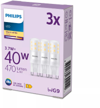 Philips LED Capsule   40 W   G9   Warmwit licht   3 stuks