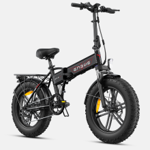 ENGWE EP 2 Boost e bike, opvouwbare fiets, 48 V 13 Ah uitneembare accu, tot 120 km, 20 x 4,0 inch fat tires, e bike met 7 versnellingen voor elk terrein   Zwart