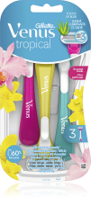 Gillette Venus tropische wegwerpscheermesjes, 3 stuks