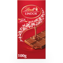 Lindt Lindor Melkchocolade reep   100g