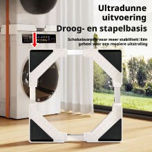 CNTSLNB wasmachinestandaard + stapelbare sokkel voor wasmachine en droger