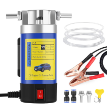 EAFC draagbare 12 V olie overdrachtspomp 1 4 l/min elektrische vloeistofafzuigpomp voor olie verversen, brandstofpomp en sifongereedschap voor auto's, motorfietsen en boten