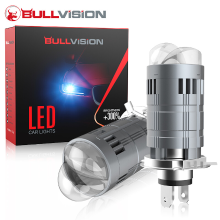Bullvision H4 ledlampen, grootlicht en dimlicht, 16.000 Lm helderheid, 300% helderder, efficiënt koelsysteem, aansluiten en gebruiken, verpakking van 1