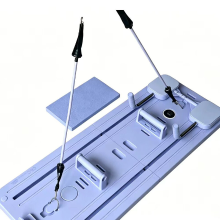 Capelli Sport Pilates Board   Pilates Reformer Set, multifunctionele opvouwbare Pilates reformerboard voor thuis, 42