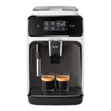 PHILIPS 1200 Serie Volautomatische Espressomachine – 1.8 L – Wit – 15 Bar Druk – Keramische Maler (EP1223/00)