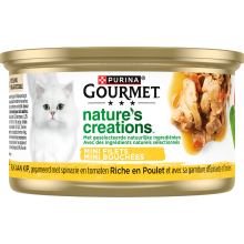 Gourmet Nature's Creation kattenvoer rijk aan kip 85 g