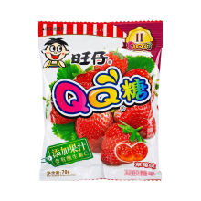WANT WANT QQ Gummy Snoepjes Aardbeiensmaak 70 g
