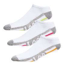 LEE trainings sokken in Wendys White met zonnestraal/roze/chartreuse   37 40