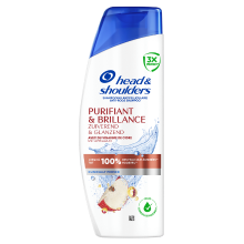 Head & Shoulders HEAD&SHOULDERS Zuiverend & Glanzend Anti roos Shampoo 250 ml. Doeltreffend tegen 3 hoofdhuidproblemen: roos, jeuk gerelateerd aan roos en overtollig talg. Met appelazijn