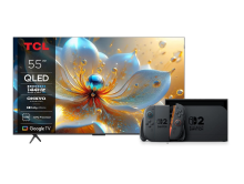 [Gaming bundel] TCL 55T8C 55 inch 4K QLED 144Hz Smart TV + Nintendo Switch 2 console EU