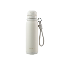 BUFFi5 JOY thermosbeker met dubbel elastische deksel wit 600 ml