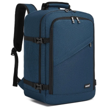Kono handbagage 40x20x25 voor Ryanair onder de stoel reistas rugzak cabineformaat 20 L navyblauw