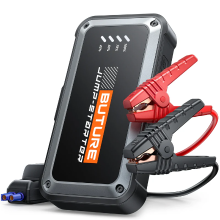BuTure Beta08 3000 A auto noodstarter – een 3 in 1 draagbare autoaccustarter geschikt voor 12 V voertuigen (benzinemotoren tot 9,0 l / dieselmotoren tot 8,5 l), 16800 mAh powerbank, groothoek ledlamp met 4 standen, ideaal voor reizen in de buitenlucht en 