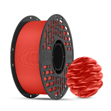 CAILAB PLA Silk 3D printerfilament, één kleur   rood